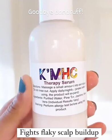 مصل العلاج من شركة كماري هير - تخفيف سريع لحكة فروة الرأس والجلد، وتغير لون فروة الرأس، والقشرة، والاحمرار، والتهيج، والصدفية، والتهاب الجلد الدهني، والأكزيما - صحة فروة الرأس in Kuwait