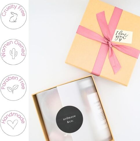 Ardmore & Co. Mom Gift Set with Relaxing Epsom Salt Bath Soak and Calming Essential Oils- Aromatherapy Gifts for Women - Handmade Gifts in California, USA (Gift Box- I Love You) in Saudi Arabia