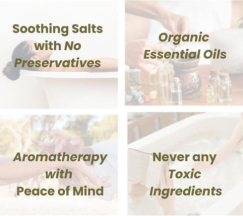Ardmore & Co. Mom Gift Set with Relaxing Epsom Salt Bath Soak and Calming Essential Oils- Aromatherapy Gifts for Women - Handmade Gifts in California, USA (Gift Box- I Love You) in Saudi Arabia