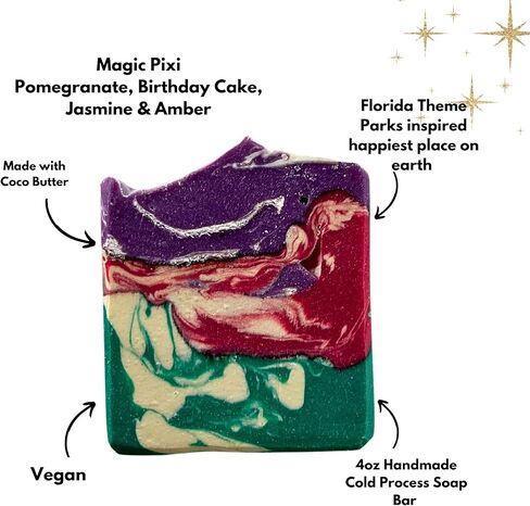 Florida Soap Box - Soap Handmade in Florida Assorted 3 Pack Bar Set Gift For Everyone - Florida Orange Scented All Natural, Sunshine Inspired, Soap Sand Exfoliating Bar in Saudi Arabia