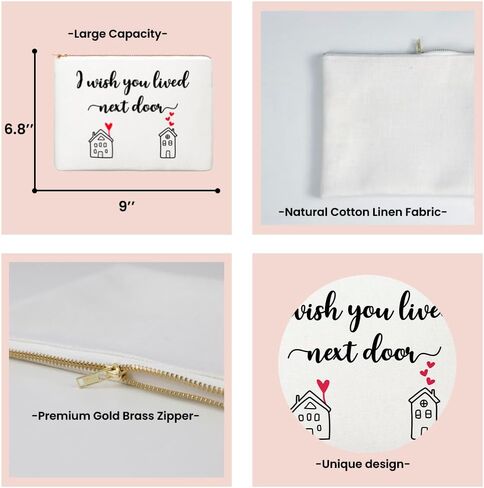 Sisters Gift From Sister Soul Sister Definition Handmade Makeup Bag for Best Friend Funny Cosmetic Bag with Zipper Sister Birthday Gift Ideas Soulmate Bestie Gift (Soul sister) in Saudi Arabia