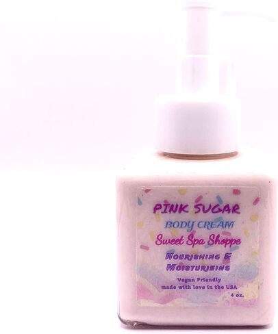Body Cream, No Parabens, Vegan-Friendly, Moisturizing and Hydrating, 6 oz, Strawberry Crunch Cake in Saudi Arabia