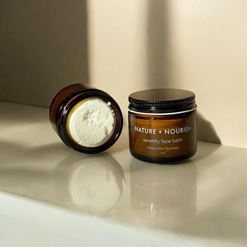 Whipped Tallow Face Balm - Handmade Beef Tallow Skin Care - For Sensitive Skin, Acne, Dry Skin - Frankincense and Blue Tansy Tallow Moisturizer in Saudi Arabia