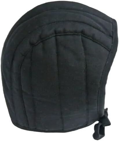 medieval arming cap Cotton padded head hood cap Large size arming wear Black color arming cap Thick padded arming cap in Saudi Arabia