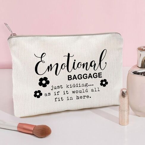 حقيبة أمتعة عاطفية، حقيبة مكياج، حقيبة مكياج مضحكة، هدية لها، حقيبة حمل مضحكة، أمتعة عاطفية، هدايا للأخت، أفضل هدايا للأصدقاء، حقيبة مكياج، هدية حقيبة مكياج in Kuwait