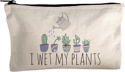 Moonlight Makers, Cat Mom, Funny Canvas Makeup Bag, Pencil Pouch, Cute Travel Accessories for Women, 100% Cotton Cosmetic & Toiletry Bags in Kuwait