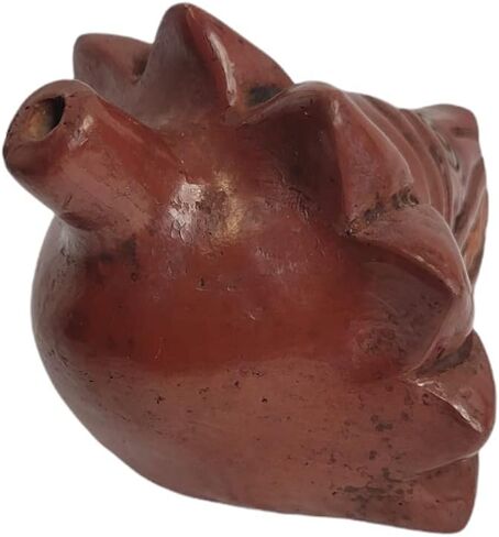 Quetzalcoatl Death Whistle Made Of Clay, Replica Of Items Found In Aztec Temple. (Natural) in Saudi Arabia