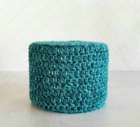 Crochet Toilet Paper Cover, Mega Roll Size - Toilet Paper Cozy (Cobblestone Ivy) in Kuwait