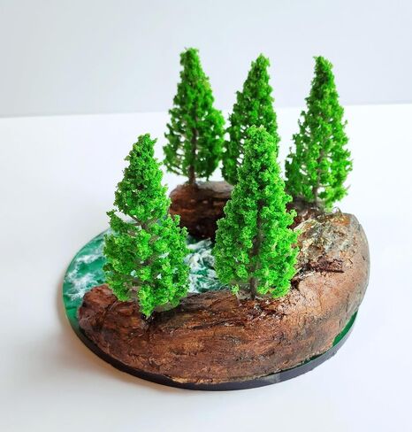 Fairy Garden River Pond, Diorama River Rapids, Realistic River Rapids, Miniature River Pond Stream in Saudi Arabia