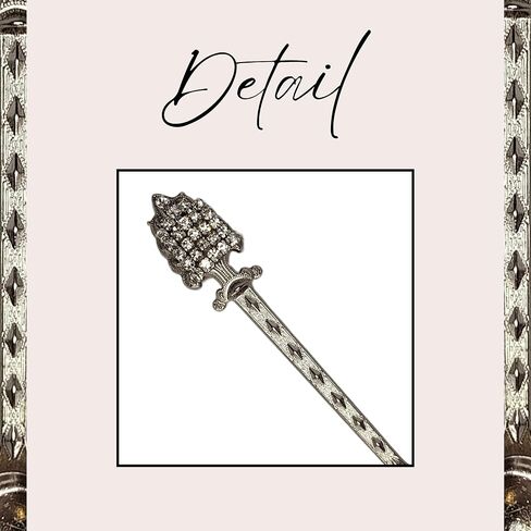 Authentic Ottoman Patterned Turkish Motif Metal Spoon - Ethnic Gift for Coffee and Tea Lovers (Silver) in Saudi Arabia