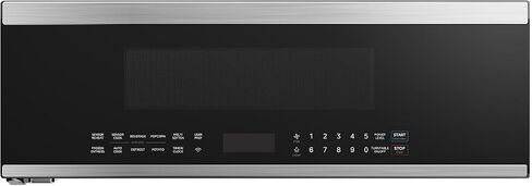 Midea MMO12S3ASTZ Over the Range Ovens, 1.2 cu.ft Slim, Stainless Steel Microwaves, 1000W Heating Power with 400CMF Vent Fan in Saudi Arabia