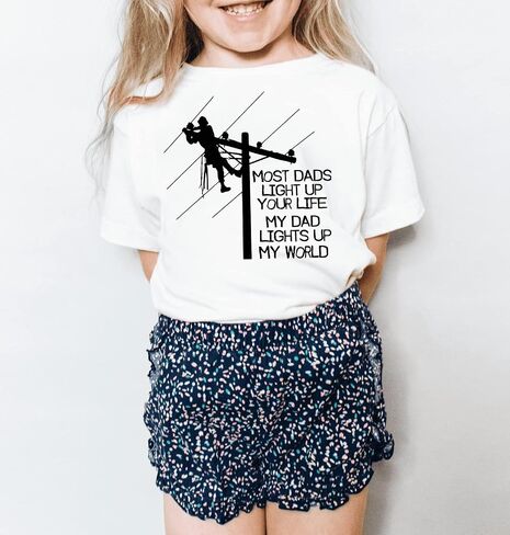Funny Baby Boy Girl Bodysuit Most DAD Light UP YOUR Life My DAD Lights UP My World Onesie New Dad Father’s Day Gift (0-6 Months, Letter Print-Bodysuit) in Saudi Arabia