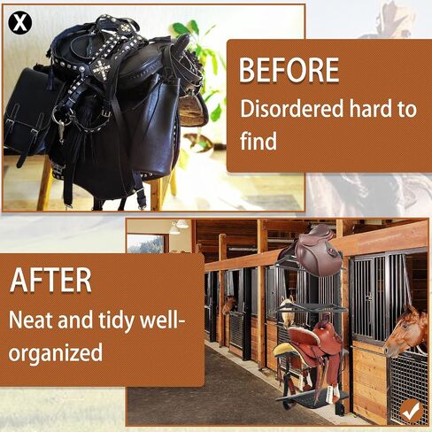 Adjustable Height Saddle Rack Wall Mount Saddle Rack Wall Mount - Saddle Rack Stand -Wall Mounted Equestrian Saddle Holder - 2-4 Tiered Options - Supports to 250LB in Saudi Arabia