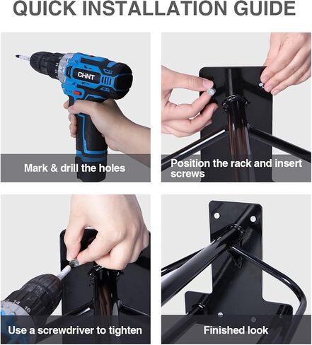 Harrison Howard Wall-Mounted Saddle Rack with 2 Black Stands for Horse Tack and Saddle Storage - Easy Installation, Quality Metal,with 2 Suede Saddle Rack Savers Burgundy in Saudi Arabia