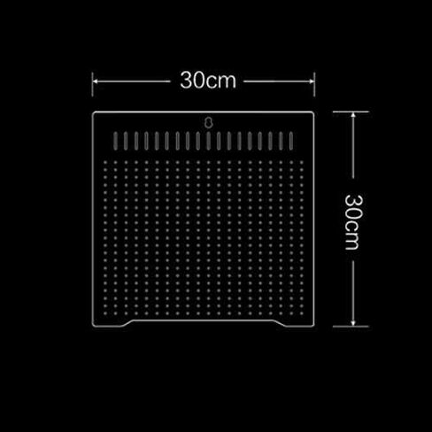 ONE Set Clear Fish Tank Divider Board (Include Suction Cups) DIY Designed Easy to Cut and Assemble for 5 Gallon or 10 Gallon Tank 11.8inch*11.8 inch (White Protective Film) in Saudi Arabia
