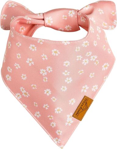 Remy+Roo Spring Dog Bandanas - 4 Pack Meadow Set | Premium Durable Adjustable Polyester Fabric | Patented Shape Girl Dog Bandana, Floral Bandana for Dogs (Small) in Saudi Arabia