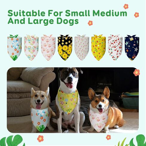 Debei 30Pc Tie Dye Dog Bandanas Bulk Summer Dog Bandanas Bibs Triangle Scarf Colorful Groomers Birthday Gifts Puppy Triangle Kerchiefs for Small Medium Large Dog Cats Pet Costume Decoration(Large) in Saudi Arabia