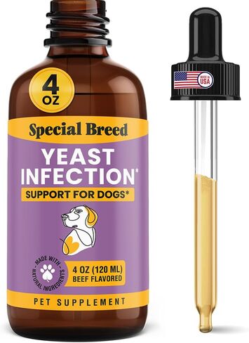 Yeast Infection Treatment for Dogs - Soothing Itch Relief, Ear Infection Treatment, Reduces Irritation & Inflammation, 2 oz in Saudi Arabia