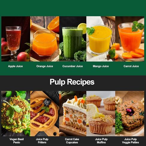 عصارة طرد مركزي مع فتحة تغذية واسعة 3 بوصات لخضروات الفاكهة، سهلة التنظيف، من الفولاذ المقاوم للصدأ، خالية من مادة BPA (فضي) in Kuwait