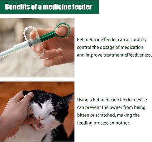3PCS Pet Pill Shooter Plunger Popper for Small Cats Dogs Soft Tip Tablet Pusher Animal Medicine Feeder Feeding Accessories for Animals(3 Colors) in Saudi Arabia