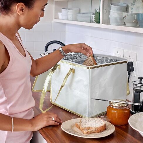 حصيرة مقاومة الخبز الحرارية مع غطاء للحفاظ على الحرارة - حصيرة مقاومة الخبز مناسبة لتخمير العجين، حصيرة تسخين العجين المخمر مع مجموعة كومبو للتحكم في الحرارة لصنع الخبز والخبز in Kuwait