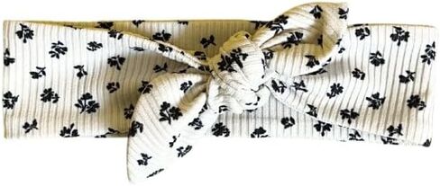 Handmade Headband - Comfortable, Light, Soft, and Stretchy | Washable + Headache Free Design | Crafted in small batches from New York | Bizzy B Crafts (Rosie Floral, Tie) in Saudi Arabia