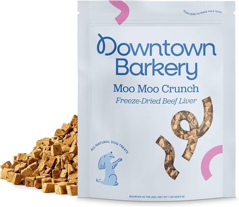 Downtown Barkery Freeze Dried Dog Treats - Single Ingredient, Low Calorie Dog Treats Rich in Vitamins and Minerals - All Natural Dog Treats - Freeze Dried Chicken Hearts for Dogs, 4 Oz in Saudi Arabia