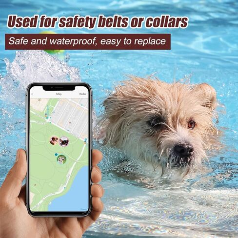 4 قطع من مشابك ربط طوق التتبع، ملحقات تعقب من السيليكون للكلاب بنظام تحديد المواقع العالمي (GPS) لاستبدال جهاز تعقب نشاط الحيوانات الأليفة للقطط (أسود) in Kuwait