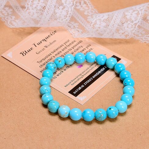 AD Beads Handmade Gemstone Stretch Elastic Bracelet Crystal Healing Reiki Nature's Beauty and Spiritual Essence Unisex (4mm, Selenite Crystal (Inspire treatments)) in Saudi Arabia