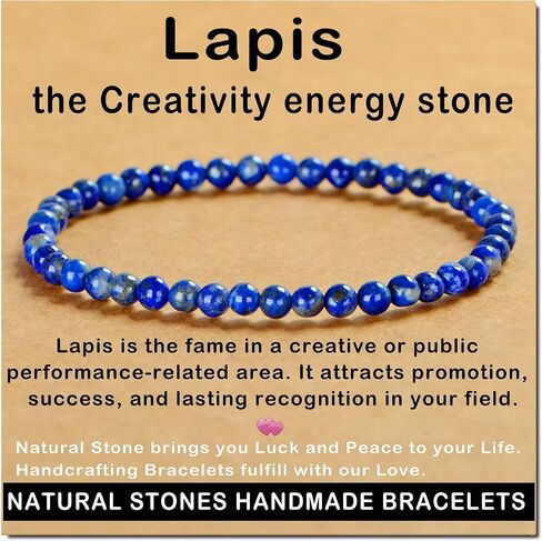 AD Beads Handmade Gemstone Stretch Elastic Bracelet Crystal Healing Reiki Nature's Beauty and Spiritual Essence Unisex (4mm, Selenite Crystal (Inspire treatments)) in Saudi Arabia