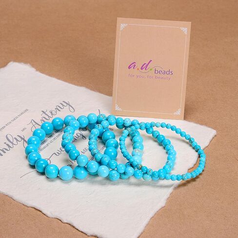 AD Beads Handmade Gemstone Stretch Elastic Bracelet Crystal Healing Reiki Nature's Beauty and Spiritual Essence Unisex (4mm, Selenite Crystal (Inspire treatments)) in Saudi Arabia