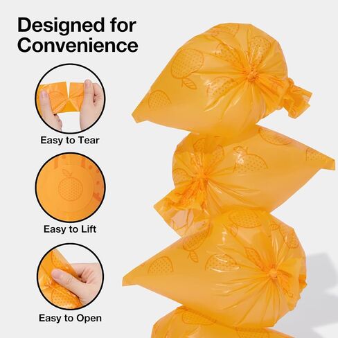 VETRESKA Dog Poop Bag Dispenser with Citrus Scented Waste Bags, 105 Counts in Saudi Arabia