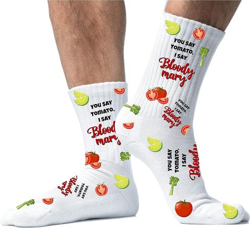 Funky Fun Socks With Sayings: Handcrafted Novelty Delights for All Ages, Versatile Sizing for Sizes 6-14, Exceptional Comfort & Durability, Beverage Themed Collection- Bring Me A Michelada in Kuwait