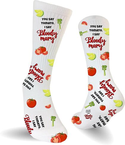 Funky Fun Socks With Sayings: Handcrafted Novelty Delights for All Ages, Versatile Sizing for Sizes 6-14, Exceptional Comfort & Durability, Beverage Themed Collection- Bring Me A Michelada in Kuwait