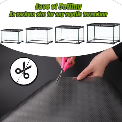 ملحقات خزان التنين الملتحي، ركيزة بطانة تررم الزواحف للتنين الملتحي، العنكبوت القفز، أبو بريص الفهد، سرطان الناسك، أبو بريص، الكرة بايثون، سحلية (78.7 بوصة) in Kuwait