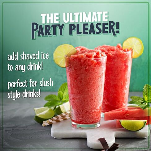 Nostalgia NESHVICE3HSID1 Snow Cone Shaved Retro Table-Top Slushie Machine-Includes 1 Reusable Plastic Cup and Ice Molds, Hawaiian in Saudi Arabia