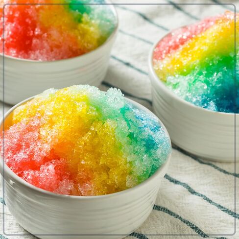 Nostalgia NESHVICE3HSID1 Snow Cone Shaved Retro Table-Top Slushie Machine-Includes 1 Reusable Plastic Cup and Ice Molds, Hawaiian in Saudi Arabia