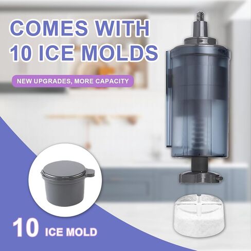 Shaved Ice Attachment for Kitchen aid Stand Mixer, Snow Cone Machine for Kitchen aid, Household Hawaii Shaved Ice Maker, 10 Ice Molds in Saudi Arabia