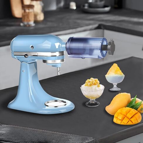 Shaved Ice Attachment for Kitchen aid Stand Mixer, Snow Cone Machine for Kitchen aid, Household Hawaii Shaved Ice Maker, 10 Ice Molds in Saudi Arabia