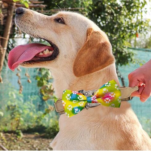 PET SHOW Paw Bone Printed Small Dogs Bowties Collar Charms Bows Attachment Medium Large Puppies Cats Accessories Bulk Slides in Saudi Arabia