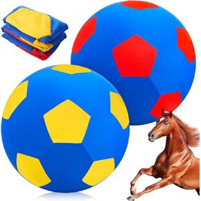 2 Pcs 40 Inch Horse Ball Cover Mega Ball Cover Play Balls Covers for Horses Herding Ball Cover