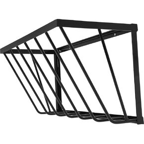 KUAFU Hay Rack Livestock Feeder with Rounded Edges Wall Mounted Horse Feed Bucket Heavy Duty Hay Feeder Rack for Horses, Goats, Sheep, Cattle, Cows, Livestock in Farm Indoor Outdoor Uses in Saudi Arabia