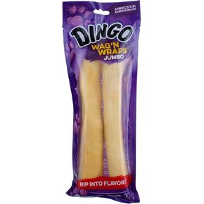 Dingo Jumbo Wag'N Wraps Rawhide Chew