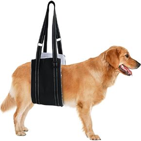 Dog Sling for Back Legs, Dog Sling for Large Dogs Hind Leg Support Adjustable Dog Sling, Dog Support K9 Dog Lift Harness, Helps Senior Dog, Lnjured, After ACL Surgery Rehabilitation (Large)