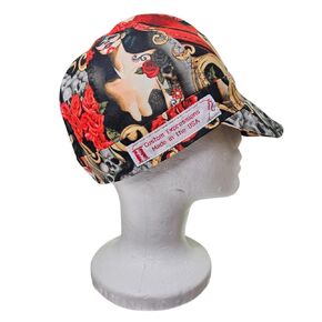 Custom Expressions Welding Caps Welding Helmet Liners Welding Accessories for Men-Women-Flame Resistant-Safety and Protection While Welding-100% Cotton-Handmade-Style Skulls & Tattoos (7 7/8)