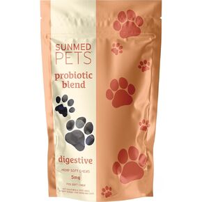 Probiotics for Dogs with Pumpkin & Probiotic Blend - Formulated for Dog Digestive Health, Overall Wellness - Hemp Extract Chews, 40 Count