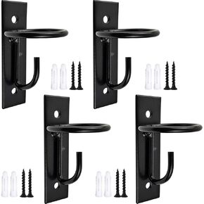2PCS Bucket Hooks for Horses Equestrian Bucket Hook Metal Water Bucket Hangers Horse Stalls Feed Bucket Barn Farmhouse Supplies (2)
