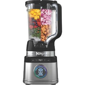 Ninja TB401 Detect Kitchen System Power Blender + Processor Pro, BlendSense Technology, Blender, Chopping & Smoothies, 1800 Peak Watts, 72 oz. Pitcher, 64 oz. Food Processor, 24 oz. To-Go Cup, Black