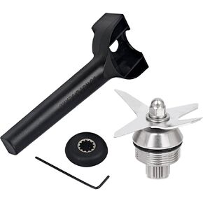 Blender Blade Replacement Part for Vitamix Blender Wet Blade Replacement Assembly with Wrench Compatible with Vitamix 5200 Series Blender Mixer 64oz and 32oz Containers Blender 4 Blade Fit for Vitamix