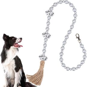 Dog Doorbells, Dog Doorbells for Potty Training, Adjustable Hanging Door Bell with 9 Bells Dog Bells to Go Outside for Small Medium Large Dogs (Nature)